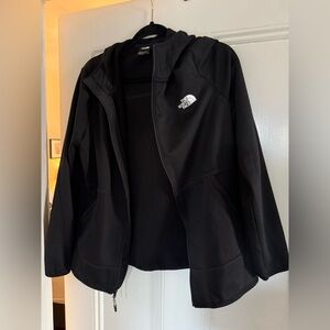 The North Face Women's Black lightweight Zip Up